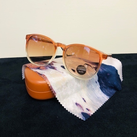KOMONO Urkel Gradient Peach Sunglasses NEW - Picture 3 of 8